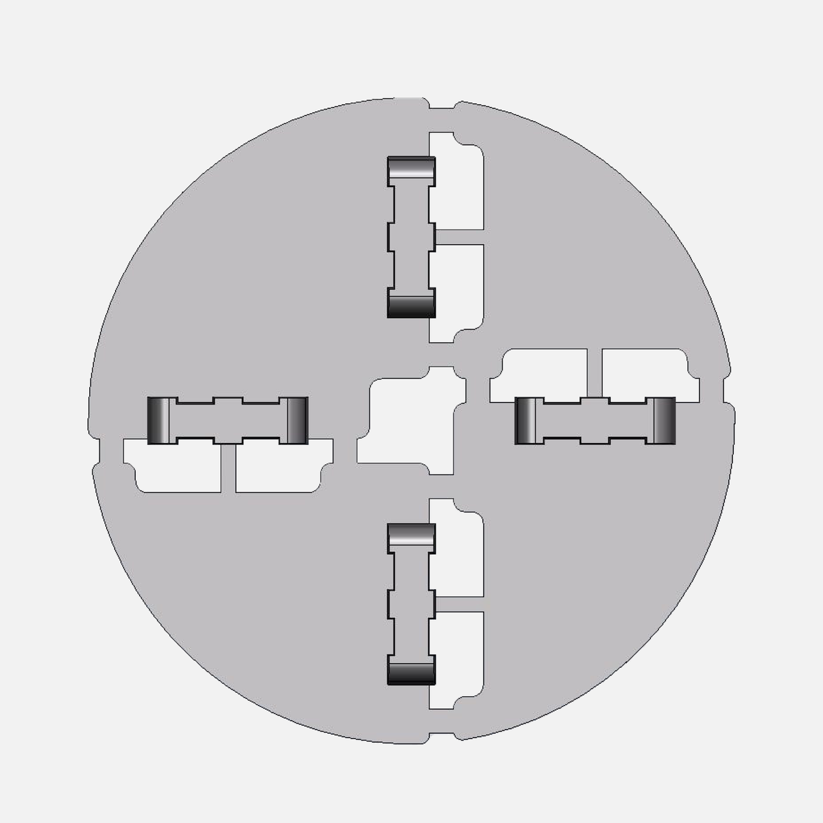 Joint cross 8mm for laying chippings