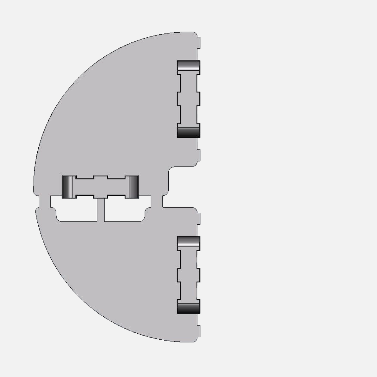 Fugenkreuz 4mm für Splittverlegung